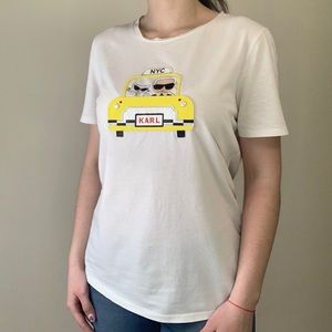 Karl Lagerfeld cute t-shirt in size S